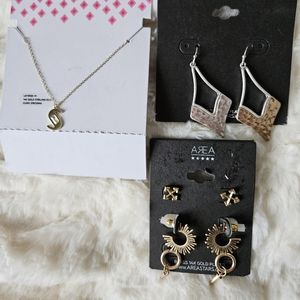 ▪︎ BUNDLE AreaStars 14kt gold plated earrings LOT ▪︎